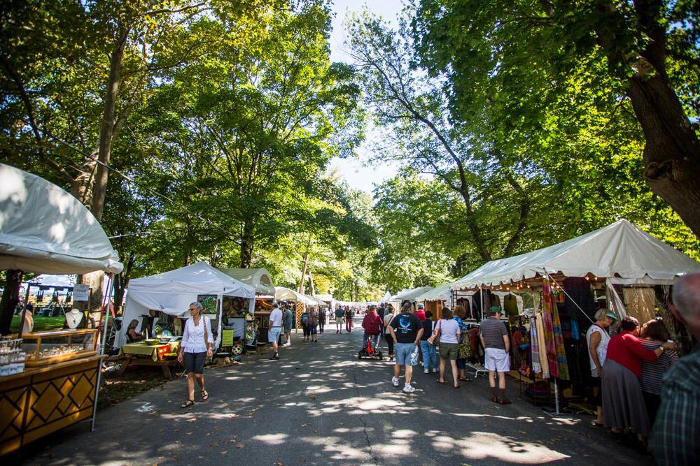 See Holly Wach's bird watercolor large-format paintings at Long's Park Art Festival