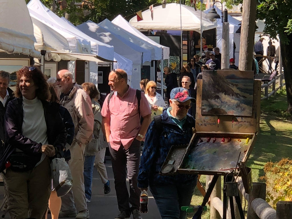 See Holly Wach fine art watercolor paintings at Bar Harbor Fine Arts Festival, a Bar Harbor Art show