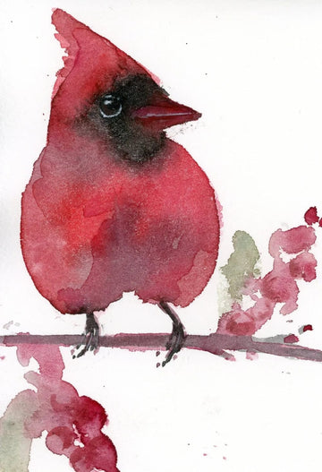 Holly Wach "Little Wonders” original baby bird watercolor paintings