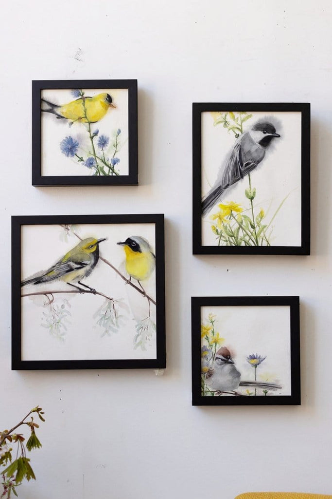 Holly Wach's paintings of original watercolor birds