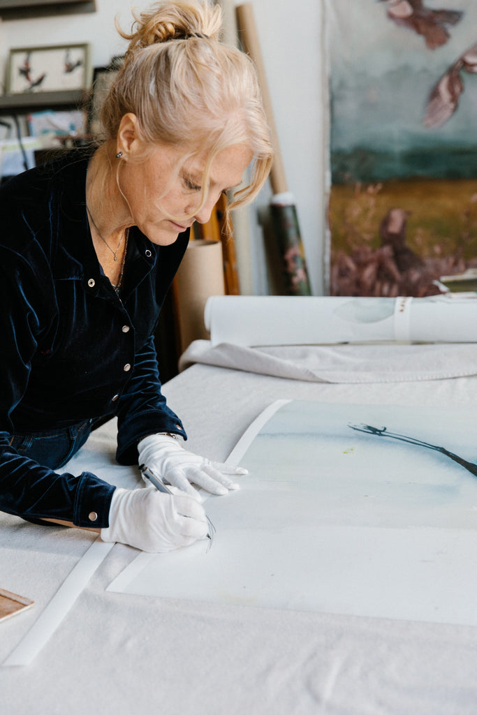 Holly Wach personally signs all bird watercolor prints