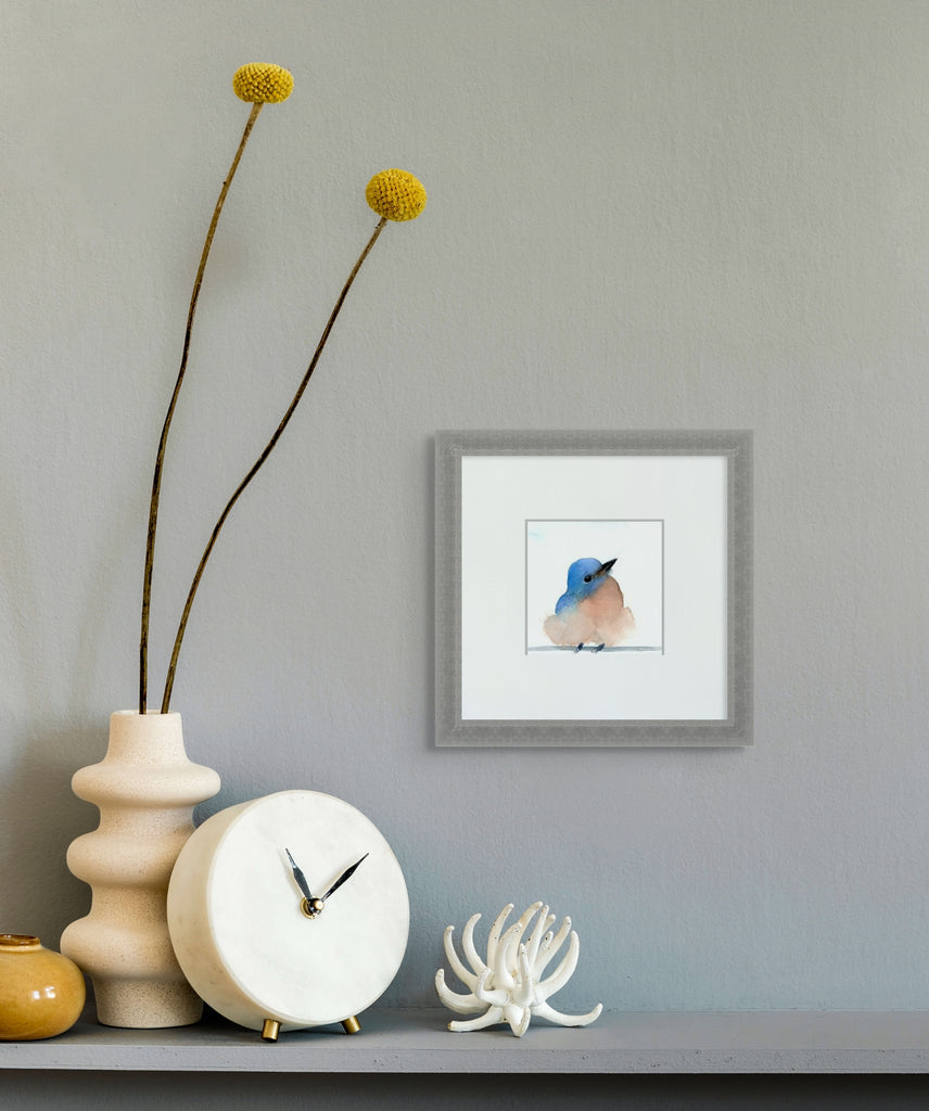 Holly Wach "Little Wonders” original baby bird watercolor painting