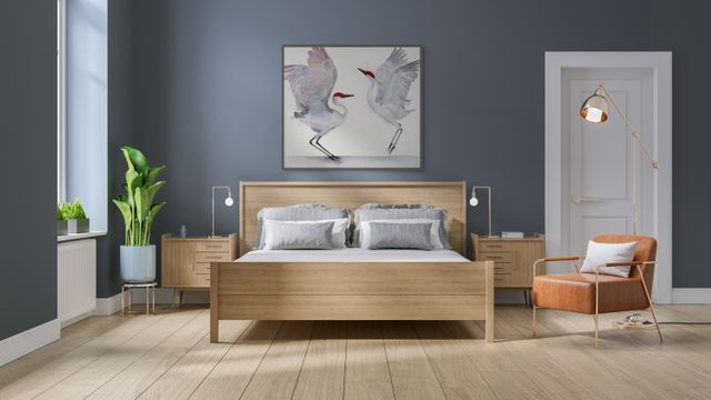 Holly Wach 'Oh, to Fly!' bird watercolor art statement pieces