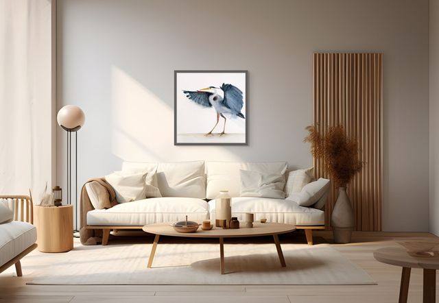 Holly Wach 'Oh, to Fly!' bird watercolor art statement pieces