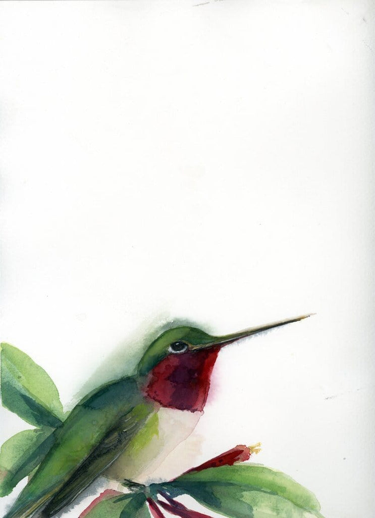 Holly Wach "Little Wonders” original baby bird watercolor paintings