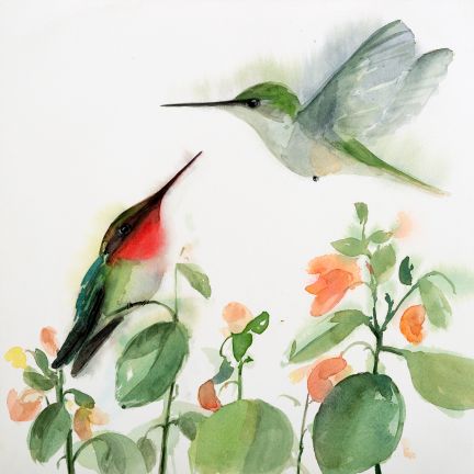 Holly Wach "Songbirds & Friends" songbird watercolor prints