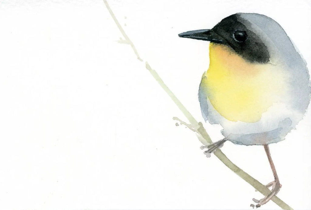 Holly Wach "Little Wonders” original baby bird watercolor painting