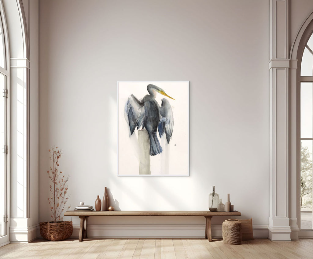 Holly Wach "Oh, to Fly!" shorebird watercolor prints