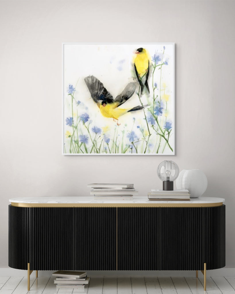 Holly Wach's archival fine art songbird watercolor prints