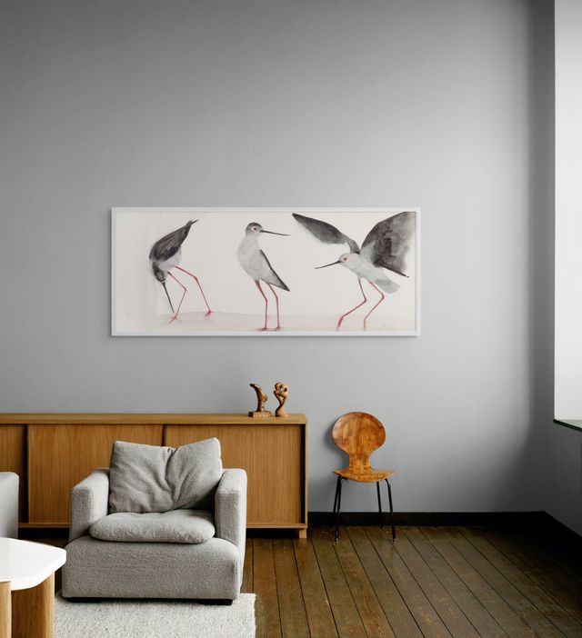 Holly Wach "Oh, to Fly!" shorebird watercolor prints