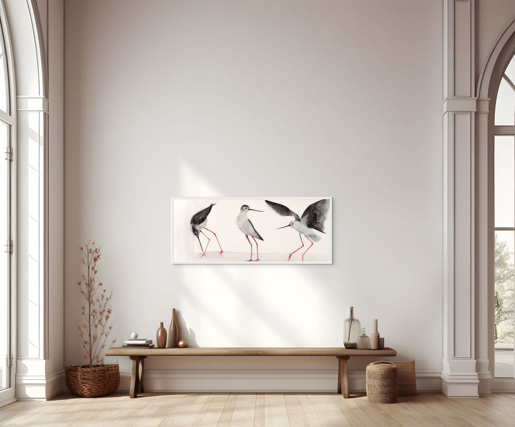 Holly Wach "Oh, to Fly!" shorebird watercolor prints