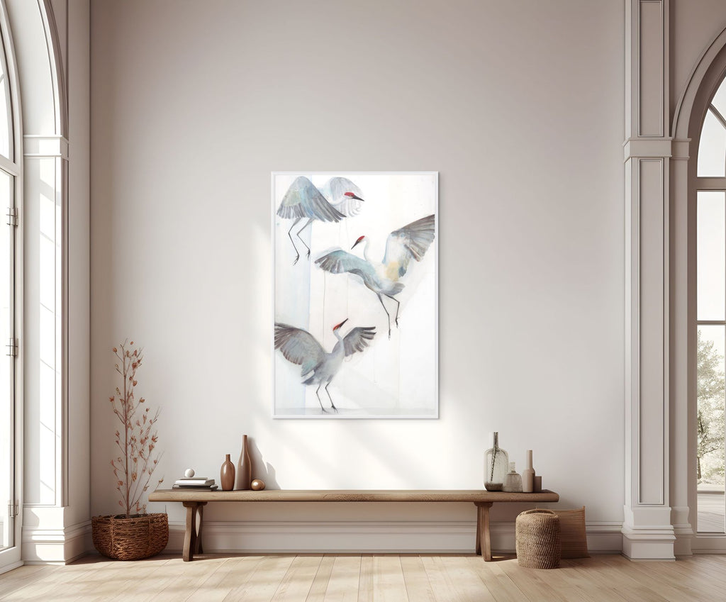 Holly Wach "Oh, to Fly!" shorebird watercolor prints